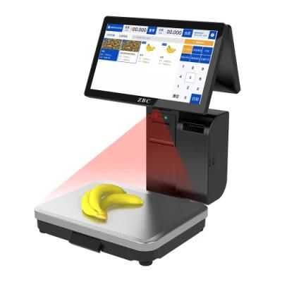 Smart Ai Scale Electronic Weighing Scales with Ai Identify Software for Retail Shop