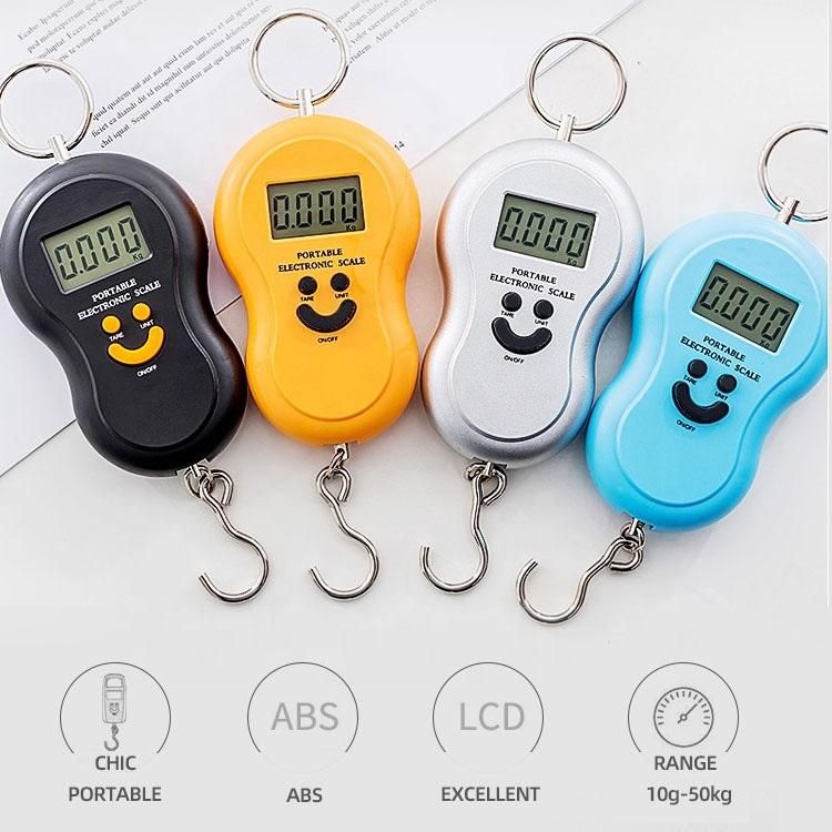 Mini China Electronic Portable Luggage Hanging Scale with Ruler