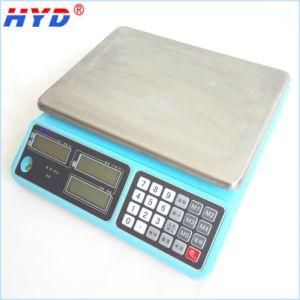LCD Display Stainless Steel Plate Weighing Scale
