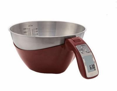 Factory Direct Price Digital Household Kitchen Scale with Bowl