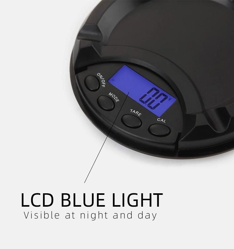 Ashtray Type 0.01g 0.1g Electronic Scale Jewelry Scale