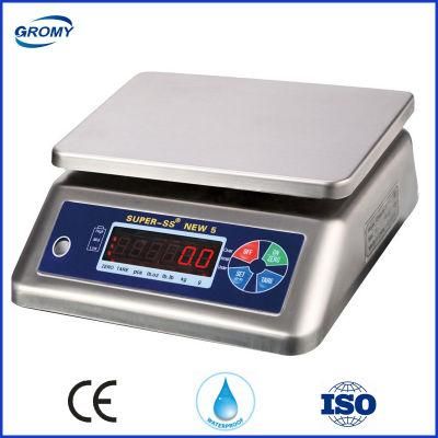 Electronic Double Display Weighing Table Scale Wash Down Scale