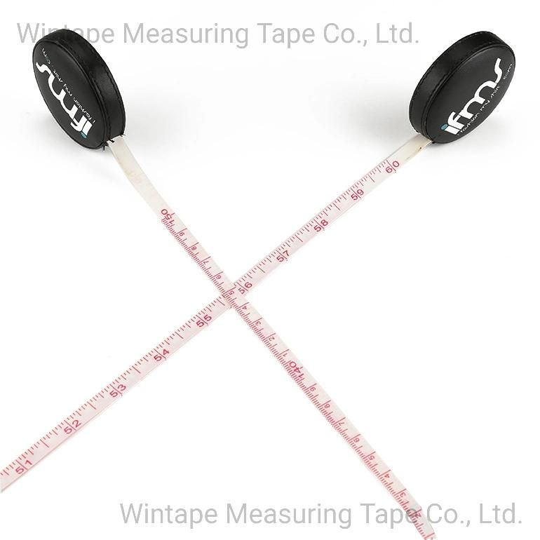 High Quality PU Leather Custom Brand Retractable Elastic Measuring Tape (RT-129)