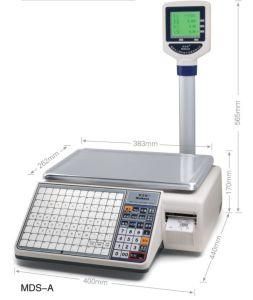 Label Scale with Barcode for Supershop