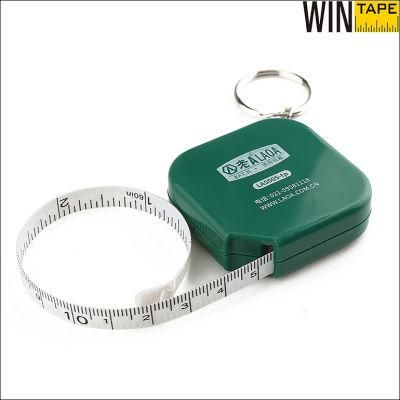 Custom Green Square Sewing Fiberglass Measuring Tape