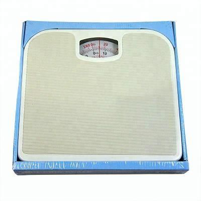 High Quality Household Personal Mechanical Analog Bathroom Scale with Leather Surface