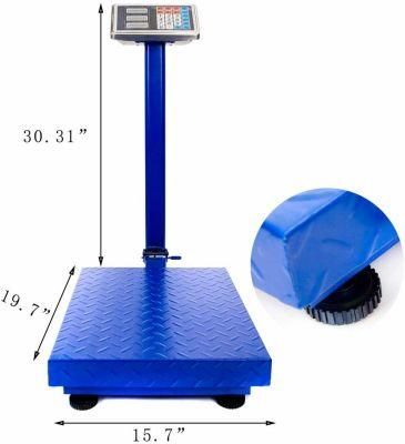 Electronic Calibration of Tcs Platform Scale Industrial Grey 300kg Display Weight Function/Tare Industrial Use OEM CE, RoHS Scale