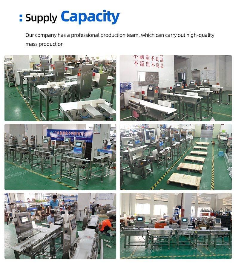 Dynamic Weighing Machine Conveyor Belt Metal Detector and Check Weigher Combo for Bakery