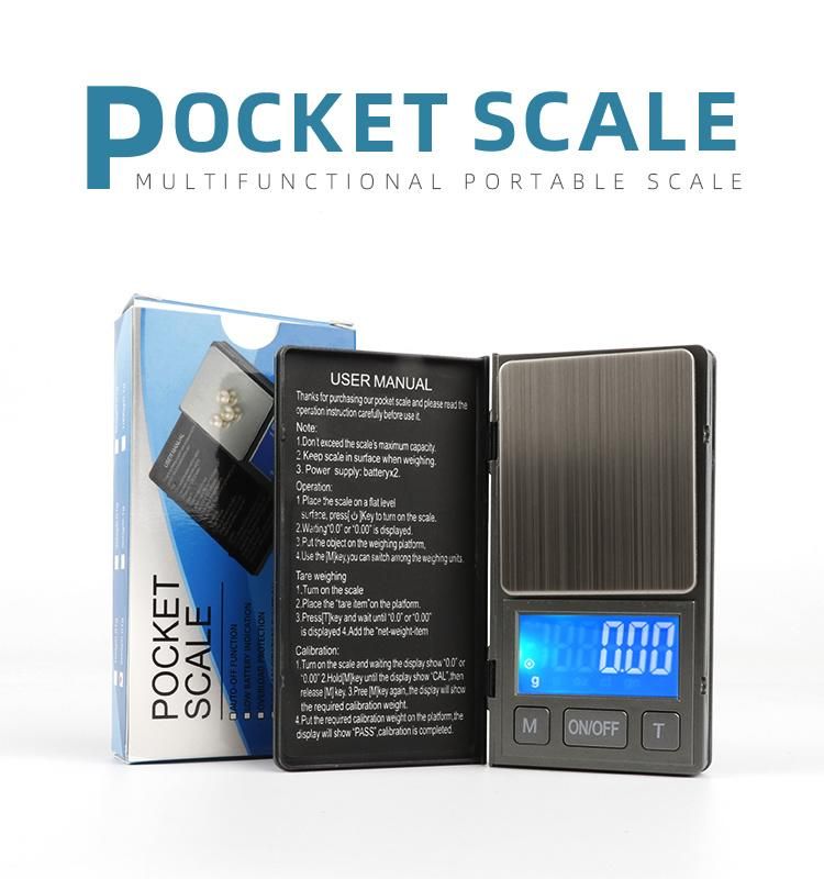 500g Capacity High Accuracy Portable Scale Electronic Digital Pocket Scale