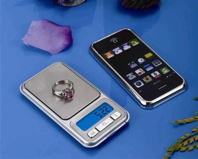 500g X 0.01g Mini Digital iPhone Pocket Jewelry Scale