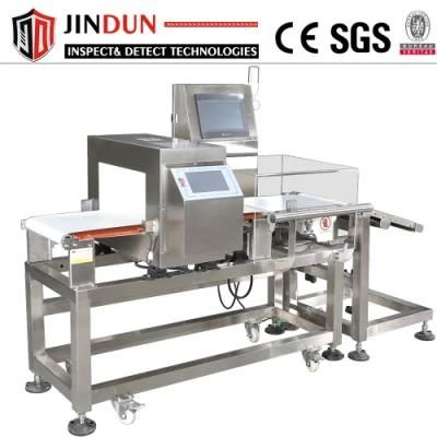 Food Meat Fish Seafood Production Line Conveyor Metal Detector and Weighing Machine