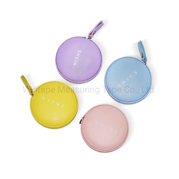 Colorful PU Leather Tape Measure Retractable Measuring Tape for Body Measuring