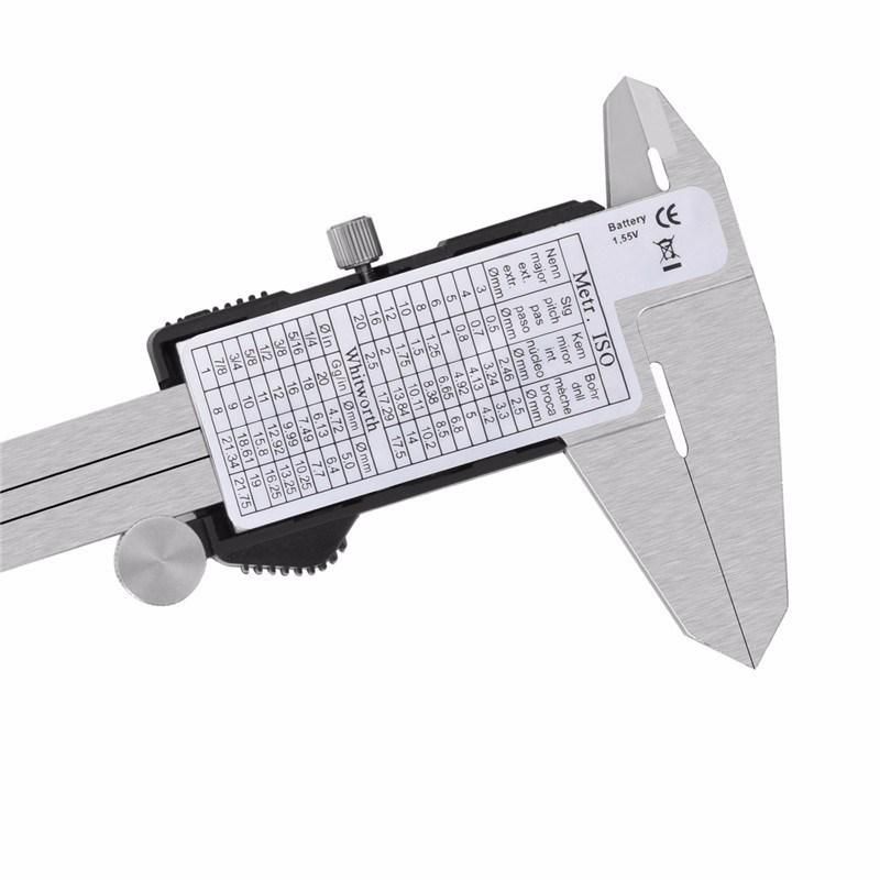 High Quality Popular Inch Metric 6" 150mm Digital Caliper 75/100/150/200/300mm