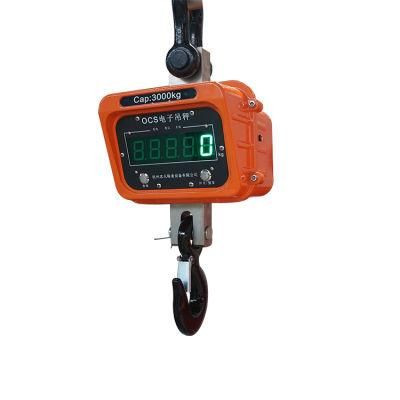 500 10000 Kg Electronic Crane Weighing Scale Digital 3 Ton