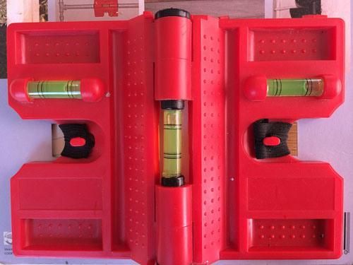 Magnetic Folding Post Level/Post Piping Spirit Level