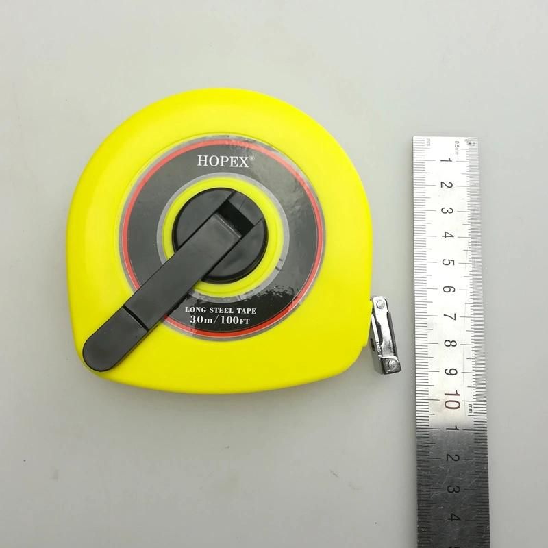 100 Feet 30 M Round Case Steel Long Tape Measure