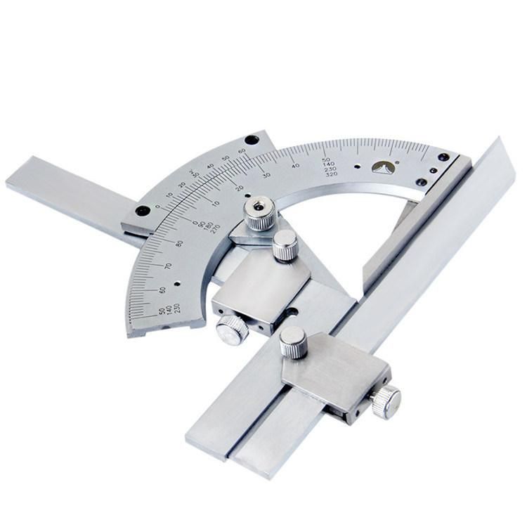 Fujisan Multi-Purpose Angle Ruler 0-320 Degree Vernier Protractor Multi-Function Angle Measuring Instrument