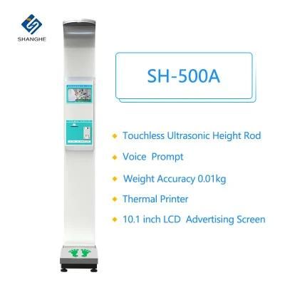 Big LCD Display BMI Machine Height Weight BMI Scale Sh-500A