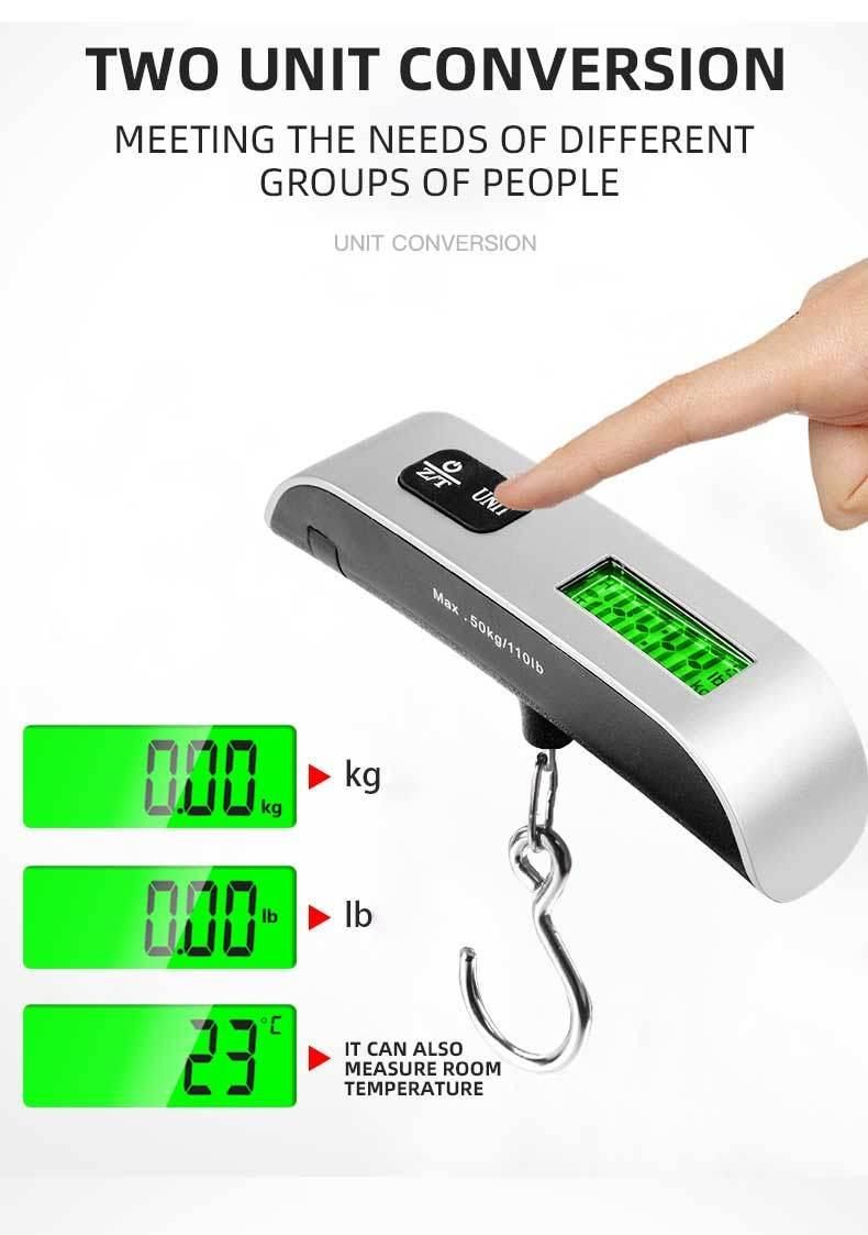 New Digital Arrive Luggage Weighing Scale Handle Luggage Scale