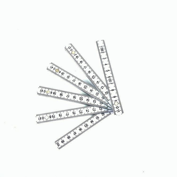 Promotioanl Mini Type Plastic Folding Ruler Mte4107