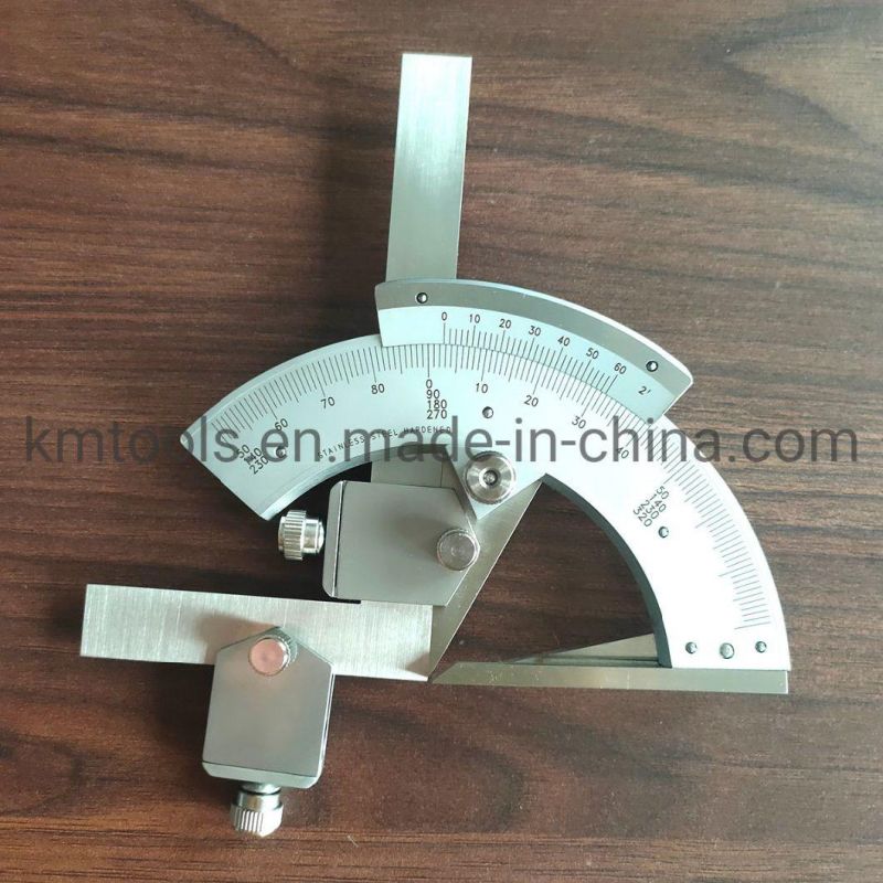 Industrial Bevel Protractor 0-320 Degree Corner Measure Tool with Stainless Steel