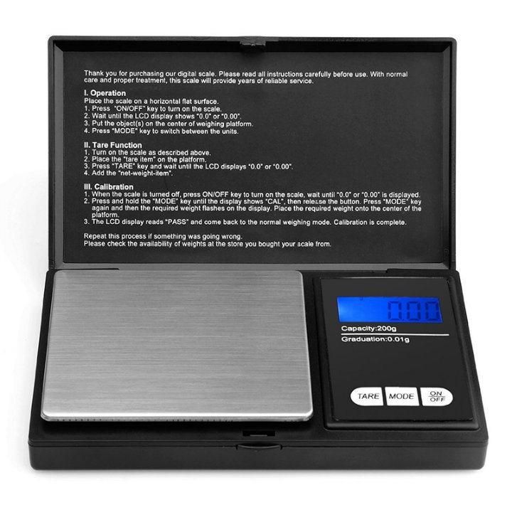 200g 0.01g LCD Screen Digital Jewelry Pocket Mini Weighing Scale