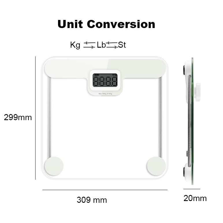 180kg Battery Free Body Scale