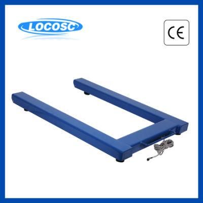 2000kg 3000kg Portable Electronic Weighing U Type Pallet Scale