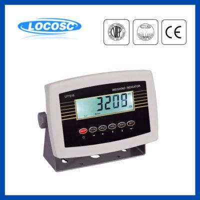 Locosc Lp7516 Internal Rechargeable Battery ABS Enclosure Weighing Scale Indicator