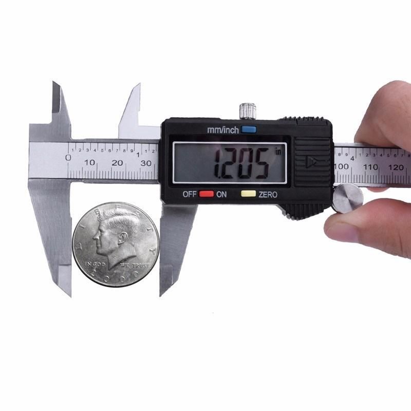 High Quality Popular Inch Metric 6" 150mm Digital Caliper 75/100/150/200/300mm