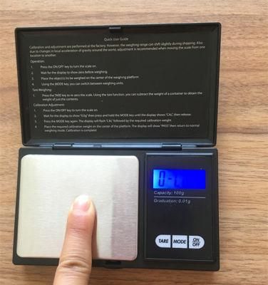 Hot Sale Cheap Electronic Pocket Scale 100g*0.01g