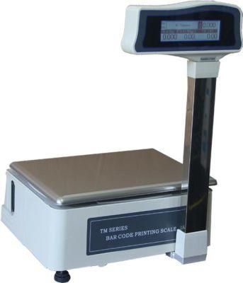 Retail Store Price Computing &amp; Sticker Printing Digital Electric Weighing Scale