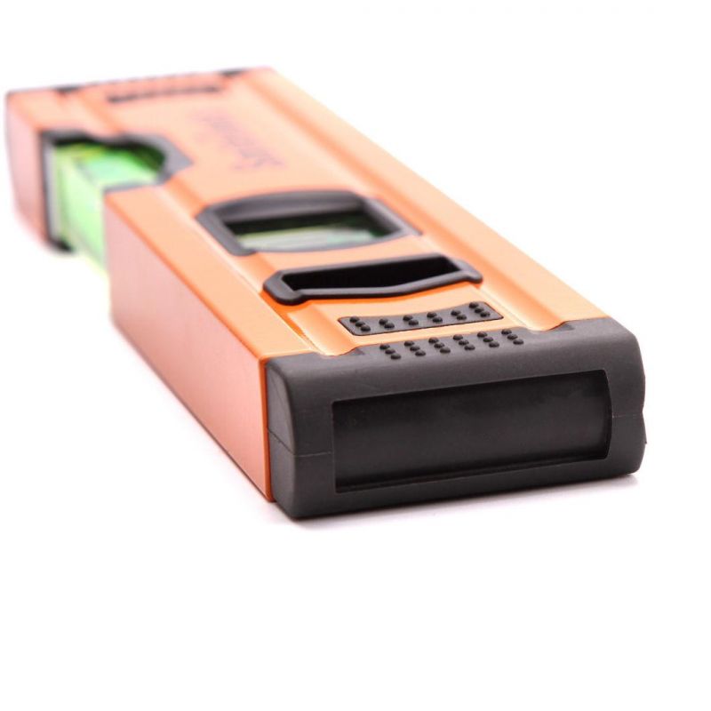 Two Vials Horizontal Vertical Spirit Levels with ABS+TPR Handle