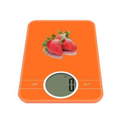 Electronic Pocket Kitchen Food Weighing Scale with Acrylic Platform