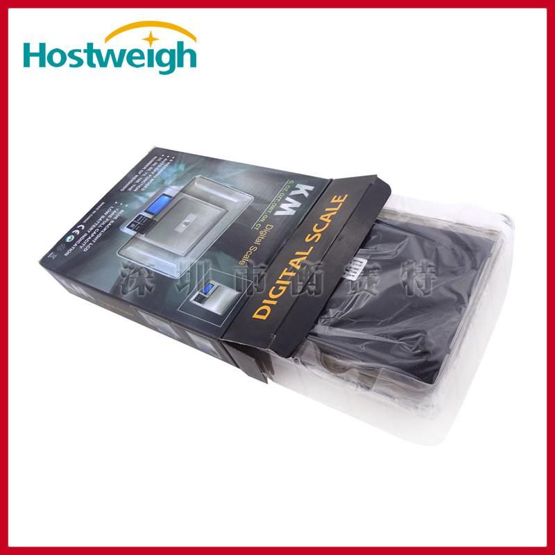 Hostweigh 5kw 3000g X 0.1g Digital Pocket Scale for Jewelry/Gold/Weed with Cover