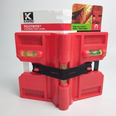 Magnetic Folding Post Level/Post Piping Spirit Level