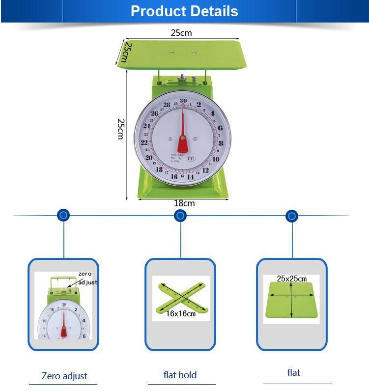 Hot Selling in Philippines 30kg Mchanical Dial Spirng Scale Balance