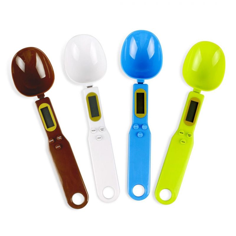 ABS Material 300g 0.1g Load Kitchen Food Spoon Scale