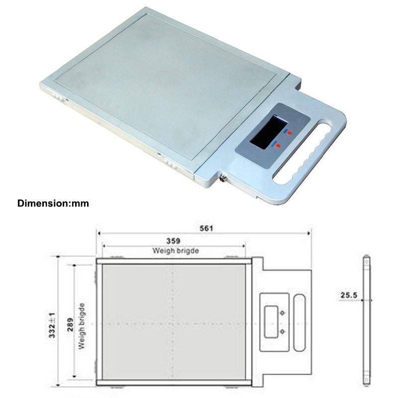 Portable LED Display Axle Wheel Weighing Scale