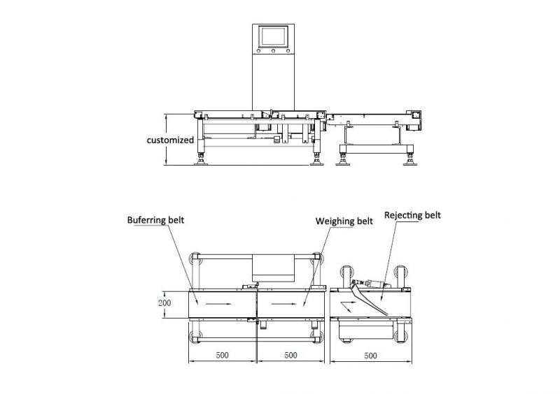 Weighing Scale Check Weigher Machine