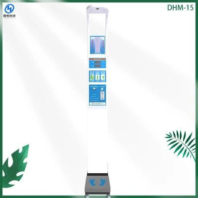 Electronic Coin Operated Weight and Height Measuring Machine with BMI and Thermal Printer