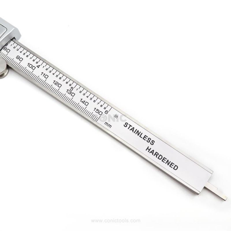 DIN862 150mmx0.01mm Stainless Steel Metal Case Digital Vernier Calipers