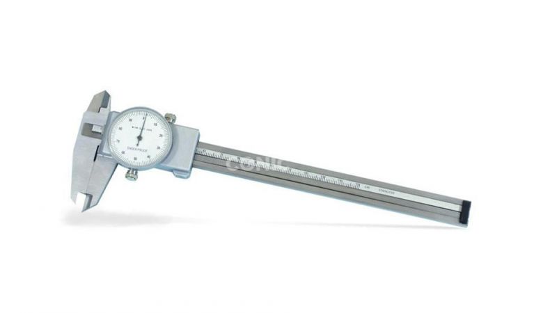 150mmx0.02mm Stainless Steel Dial Caliper with Metric Graduation