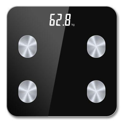 Bluetooth Body Fat Scale with LED Display and Tempered Glass Platform