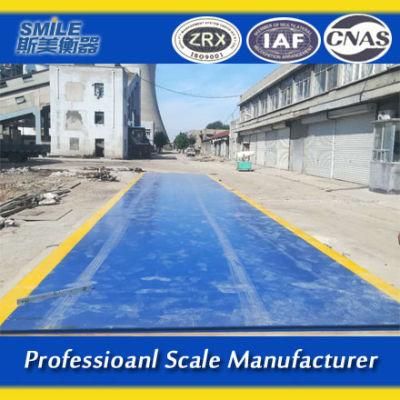 100t Weighbridge Scales with a Steel Platform on Surface Foundation