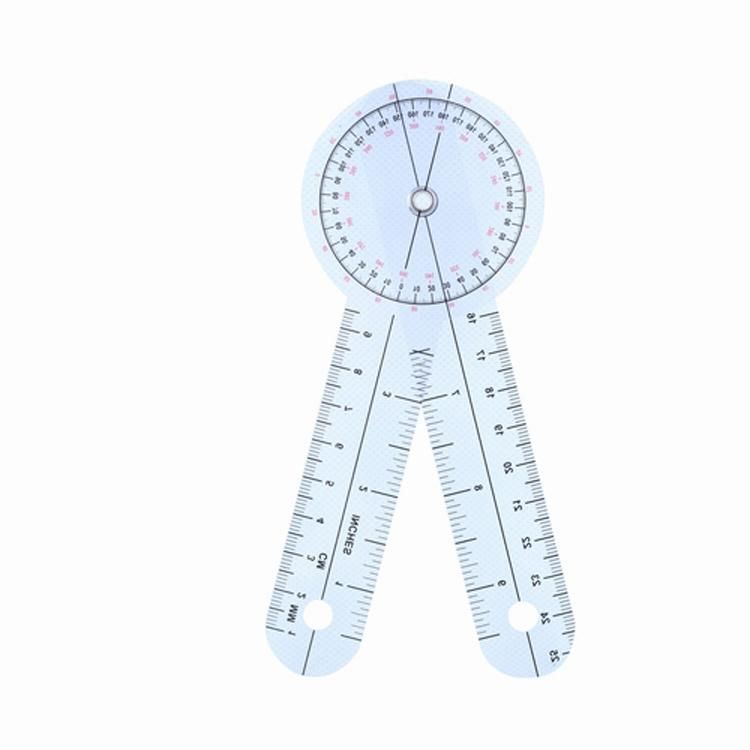 Plastic 6 Inch Midical Goniometer