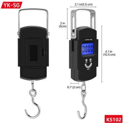 Hot Stainless Steel Weighing Travel 50kg Baggage Portable Digital Luggage Scale