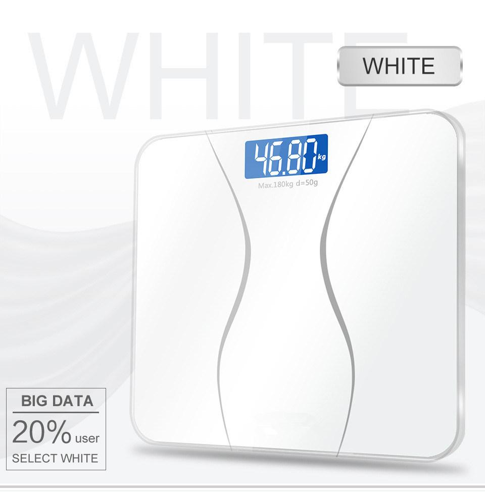 High Precision 180kg Digital Bathroom Scale Body Fat Scale