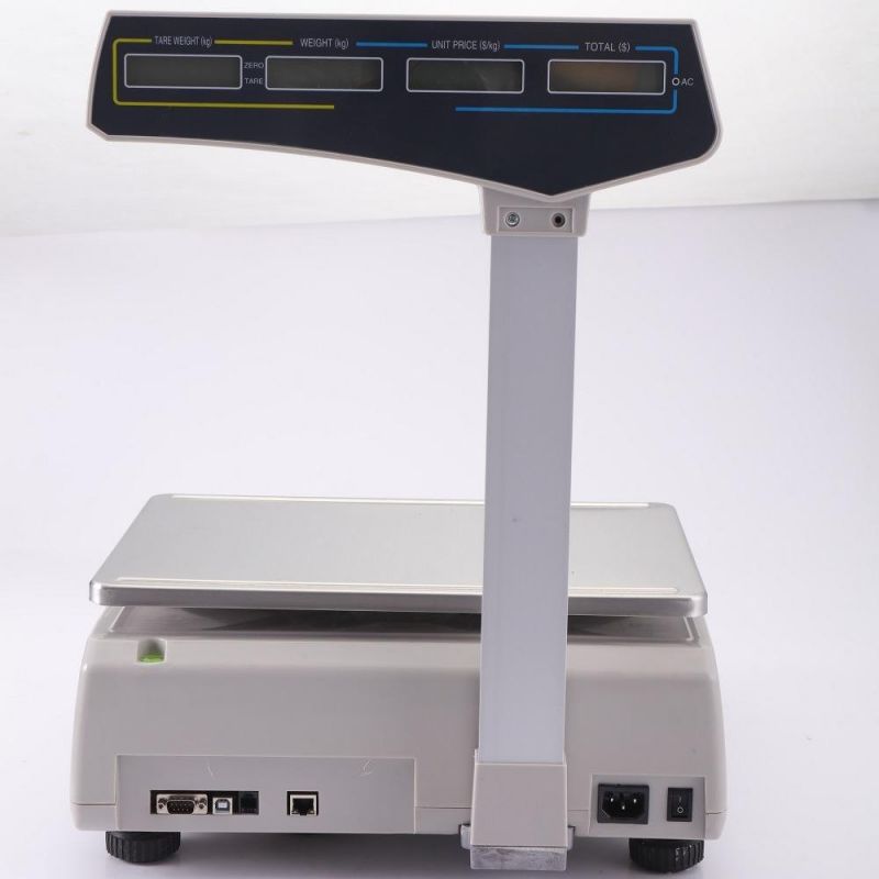 Digital Weighing Scale with Printer for Barcode