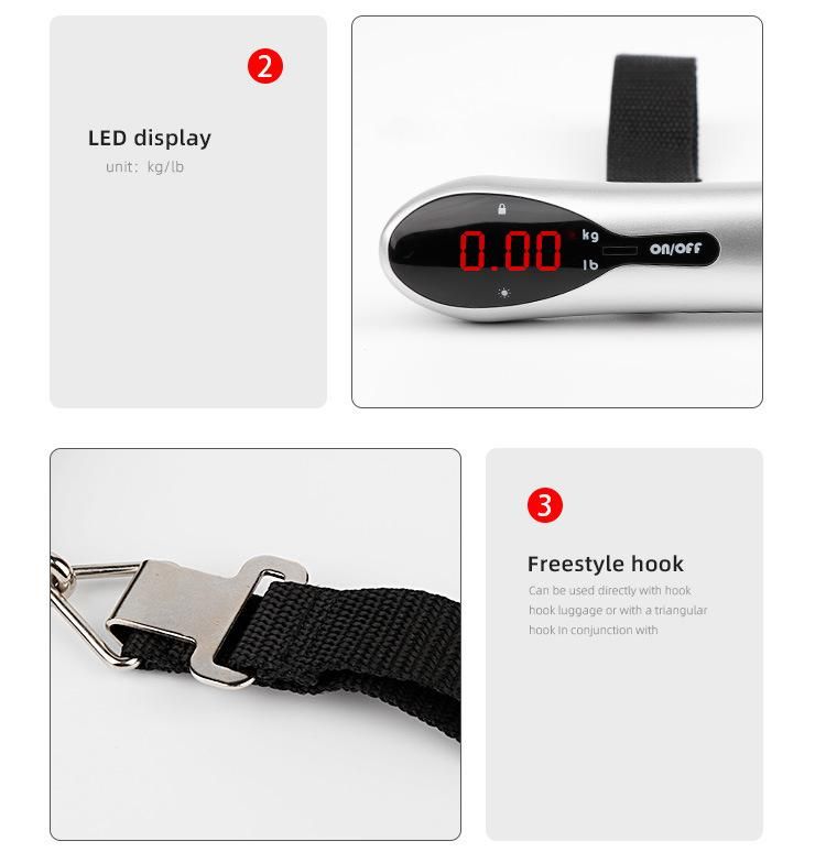 Waterproof Handy Portable Travel Electronic Digital Luggage Scale